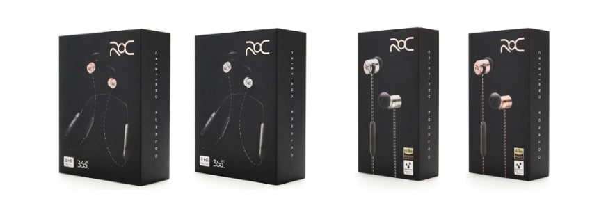 ROC Models II / III – Wireless Bluetooth Earbuds   by Cristiano Ronaldo