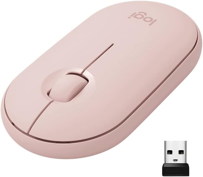 Logitech Pebble M350 Bluetooth Mouse ROSE