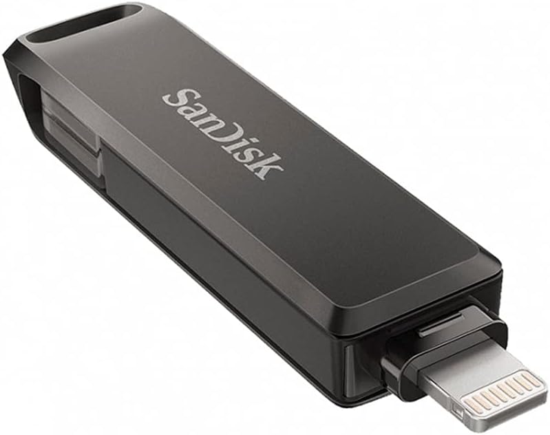 SanDisk iXpand Flash Drive Luxe 128GB , with Lightning and USB-C connectors
