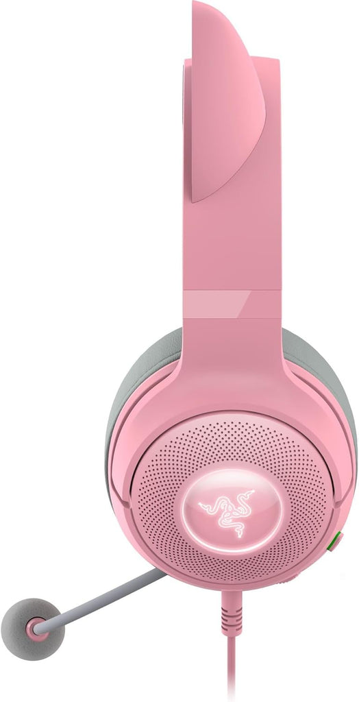 RAZER Kraken Kitty Edition V2 USB Wired Gaming Headset - Pink