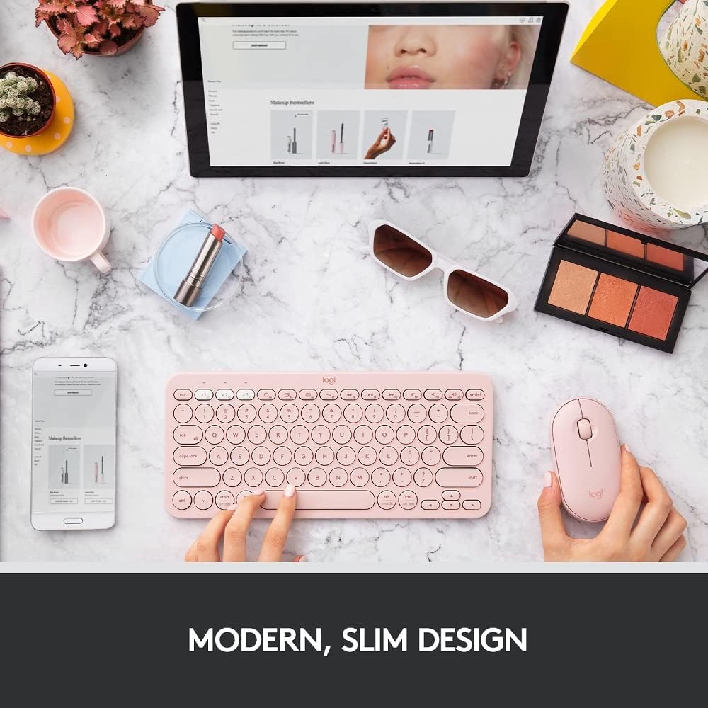 Logitech Pebble M350 Bluetooth Mouse ROSE