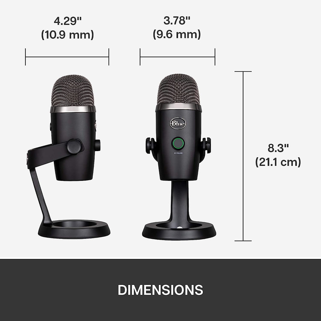 Blue Yeti Nano Premium USB Mic - Black