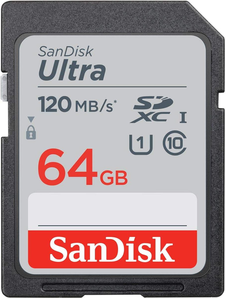 SanDisk Ultra 64GB SDXC 120mb/s SD memory card