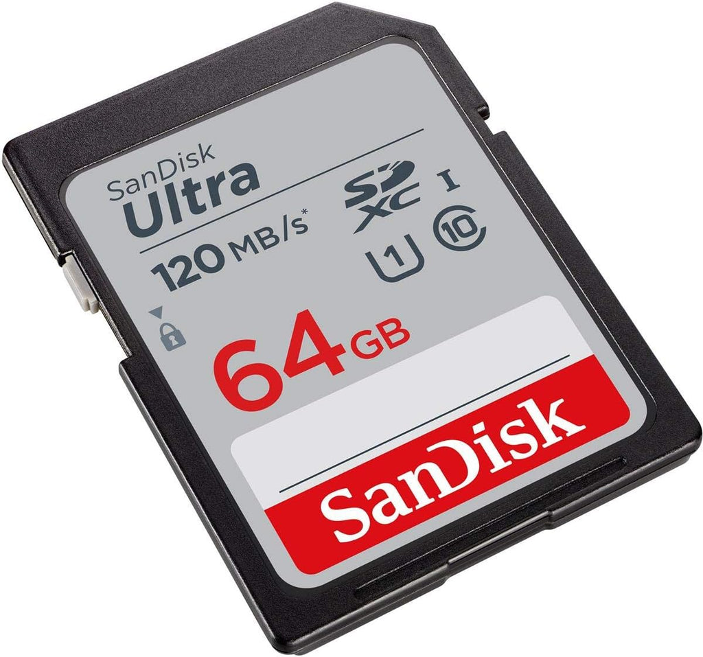 SanDisk Ultra 64GB SDXC 120mb/s SD memory card