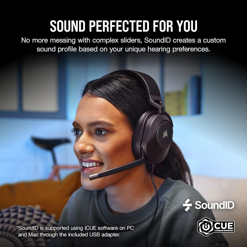 CORSAIR HS65 SURROUND Multiplatform Wired Gaming Headset