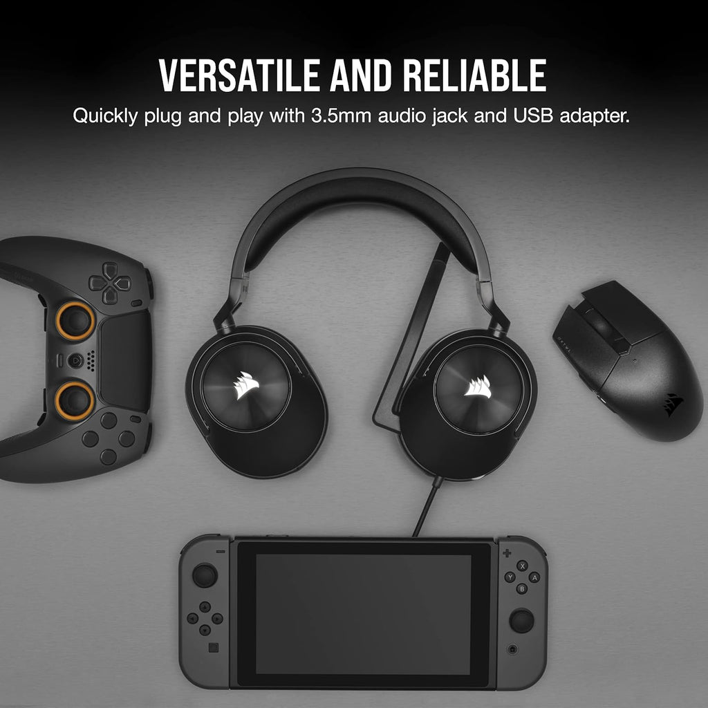 CORSAIR HS55 SURROUND Lightweight Wired Gaming Headset