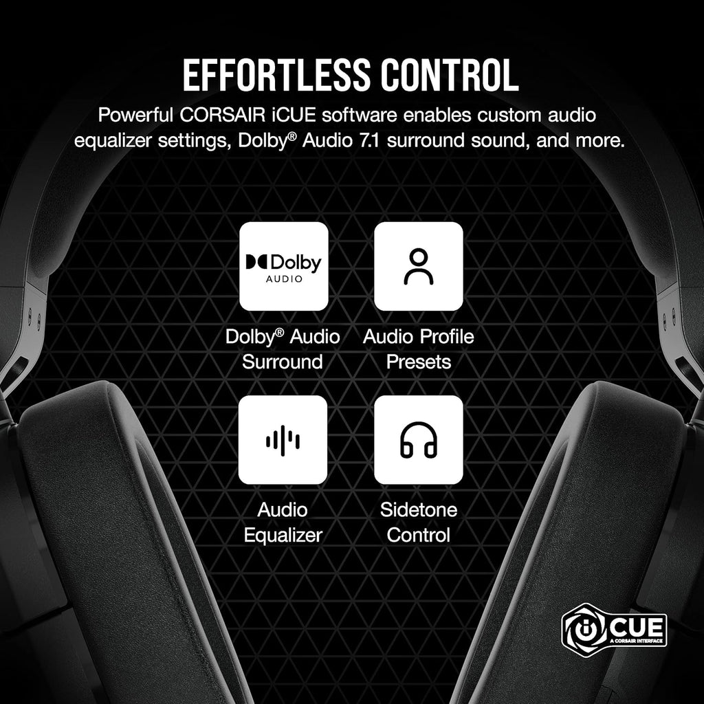 CORSAIR HS55 SURROUND Lightweight Wired Gaming Headset