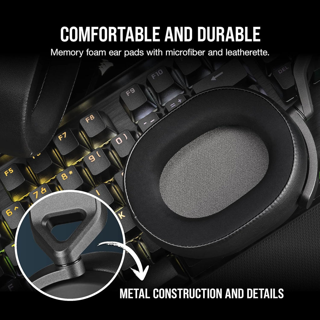 CORSAIR HS65 SURROUND Multiplatform Wired Gaming Headset