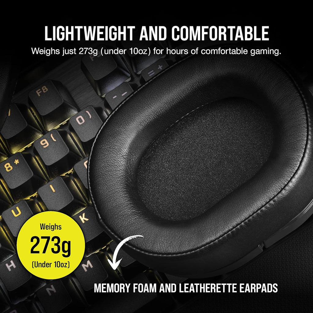 CORSAIR HS55 SURROUND Lightweight Wired Gaming Headset