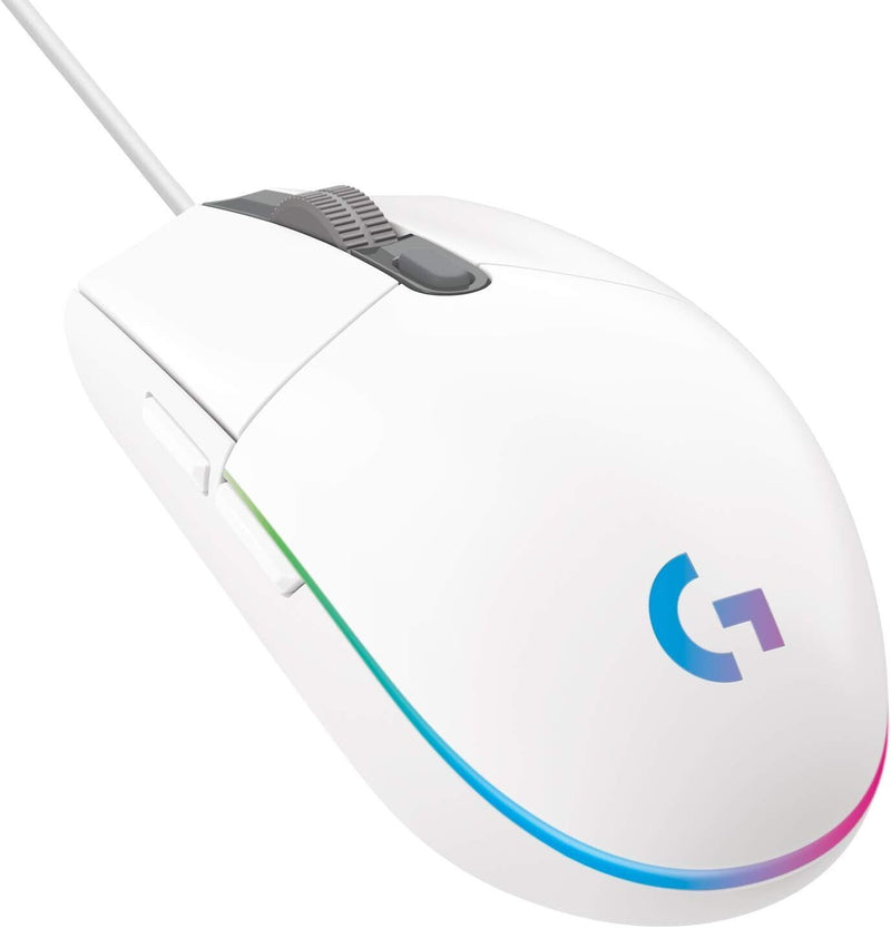 Logitech G203 Lightsync Gaming Mouse - White