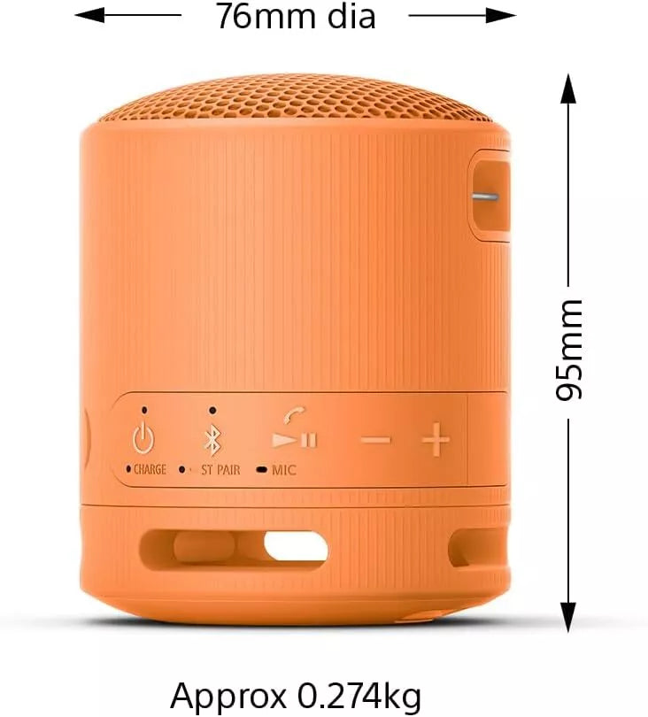 Sony XB100 Bluetooth Speaker - Orange