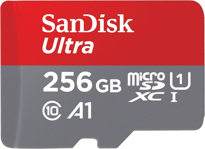 SanDisk Ultra 256GB microSDXC Memory Card A1,Class 10, U1