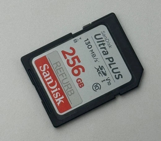 SanDisk 256GB Ultra Plus SDXC card up to 130 MB/s