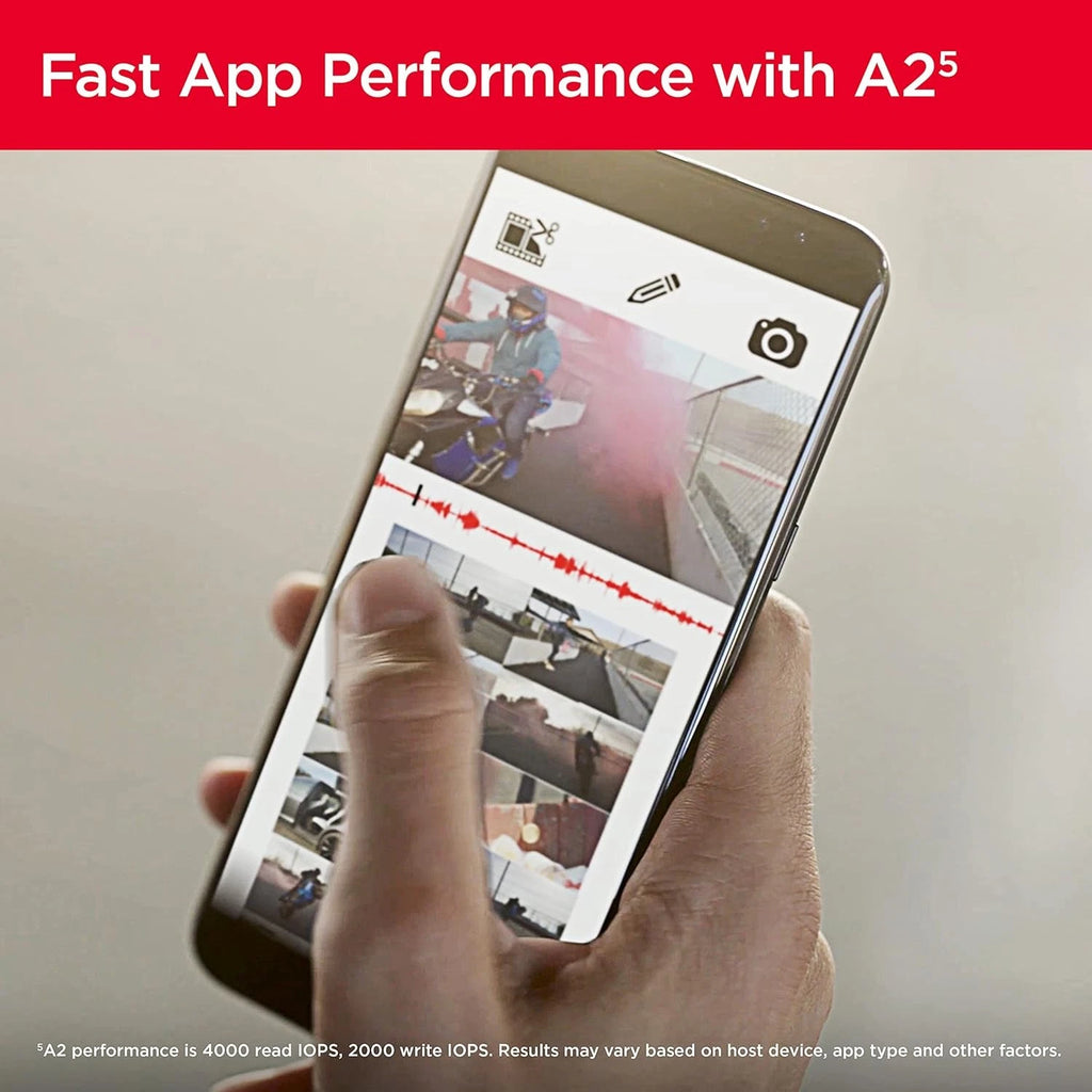 Sandisk Extreme micro 1TB SDXC Memory Card U3 V30 UHS-I A2 with Adapter