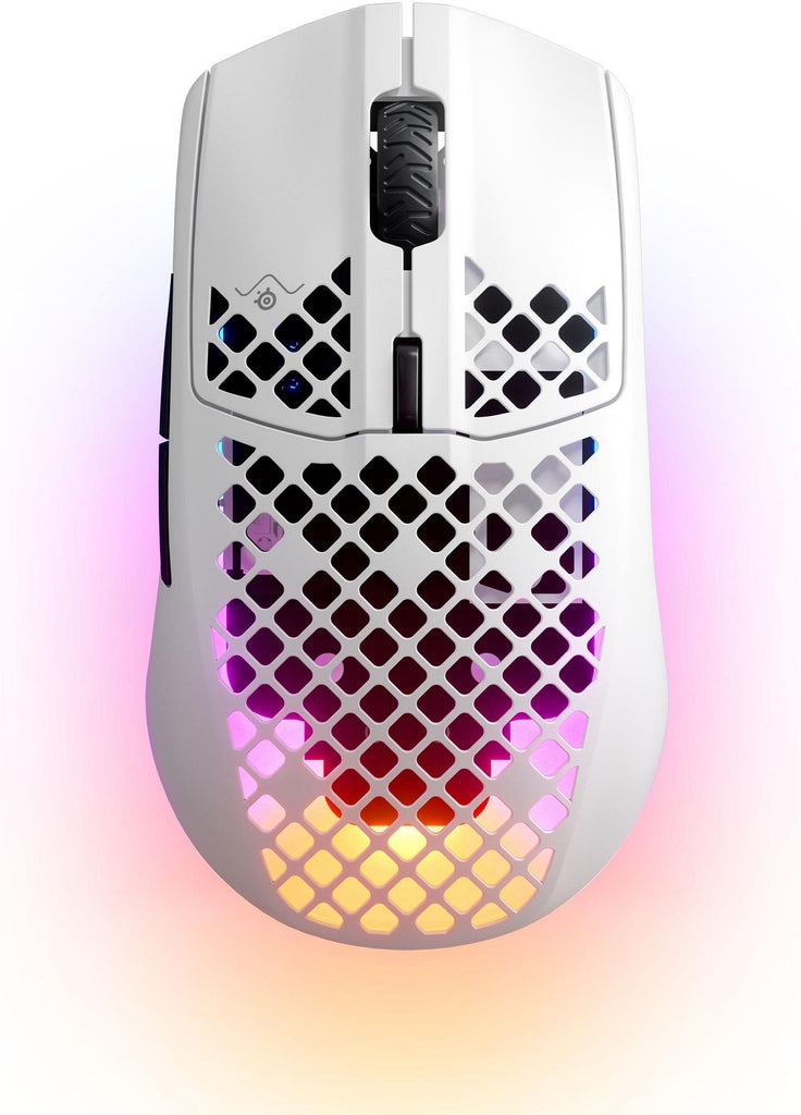 SteelSeries Aerox 3 Wireless Bluetooth Mouse - Snow