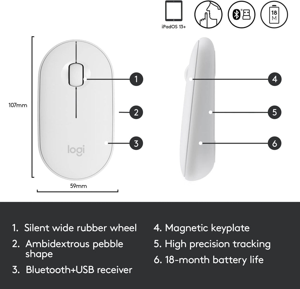 Logitech Pebble I345 Bluetooth Mouse