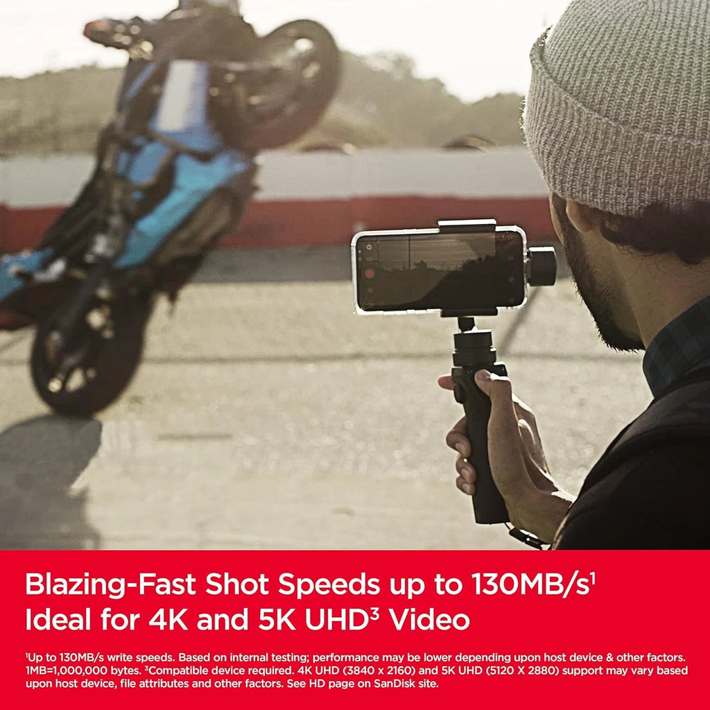 Sandisk Extreme micro 1TB SDXC Memory Card U3 V30 UHS-I A2 with Adapter