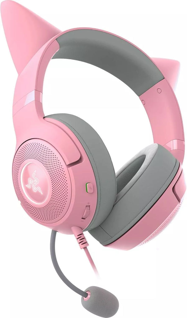 RAZER Kraken Kitty Edition V2 USB Wired Gaming Headset - Pink