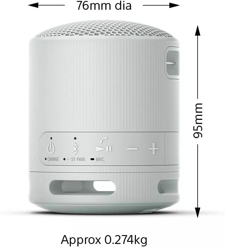 Sony XB100 Bluetooth Speaker - Grey