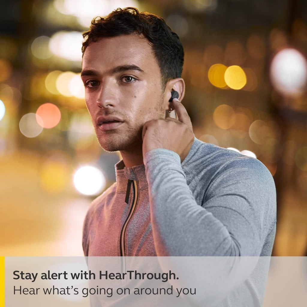 Jabra Elite 4 Active In-Ear Wireless Earbuds, Active Noise Cancelling -Dark Grey