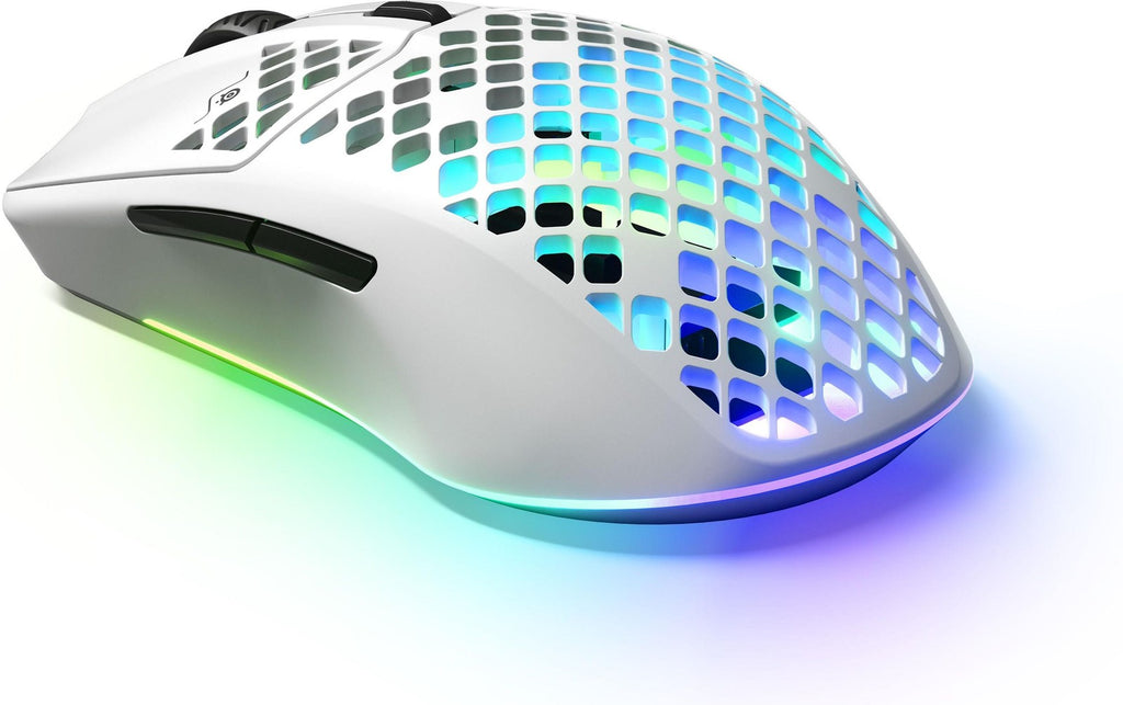 SteelSeries Aerox 3 Wireless Bluetooth Mouse - Snow