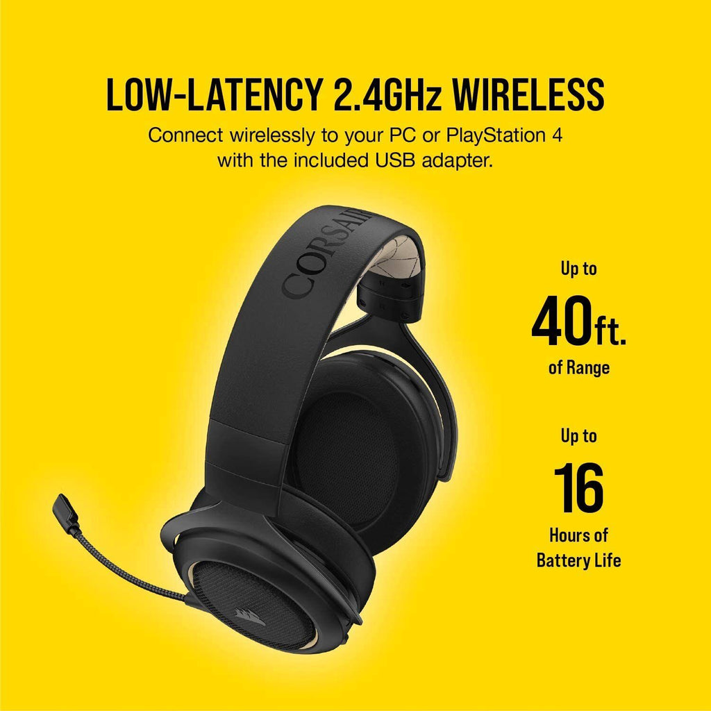 Corsair HS70 PRO Gaming Headset - Cream