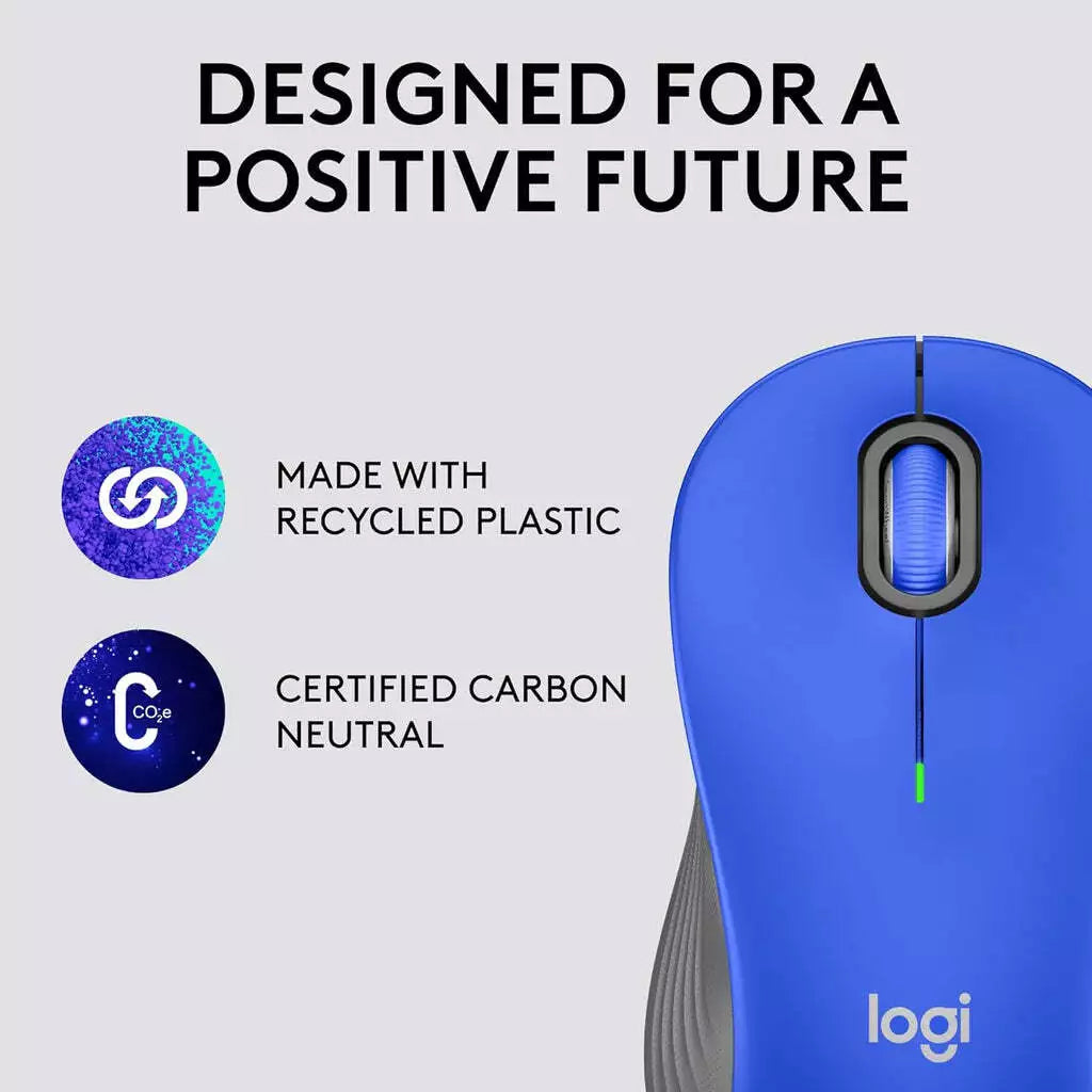 Logitech Signature M550 L Full Size Wireless Mouse - Blue