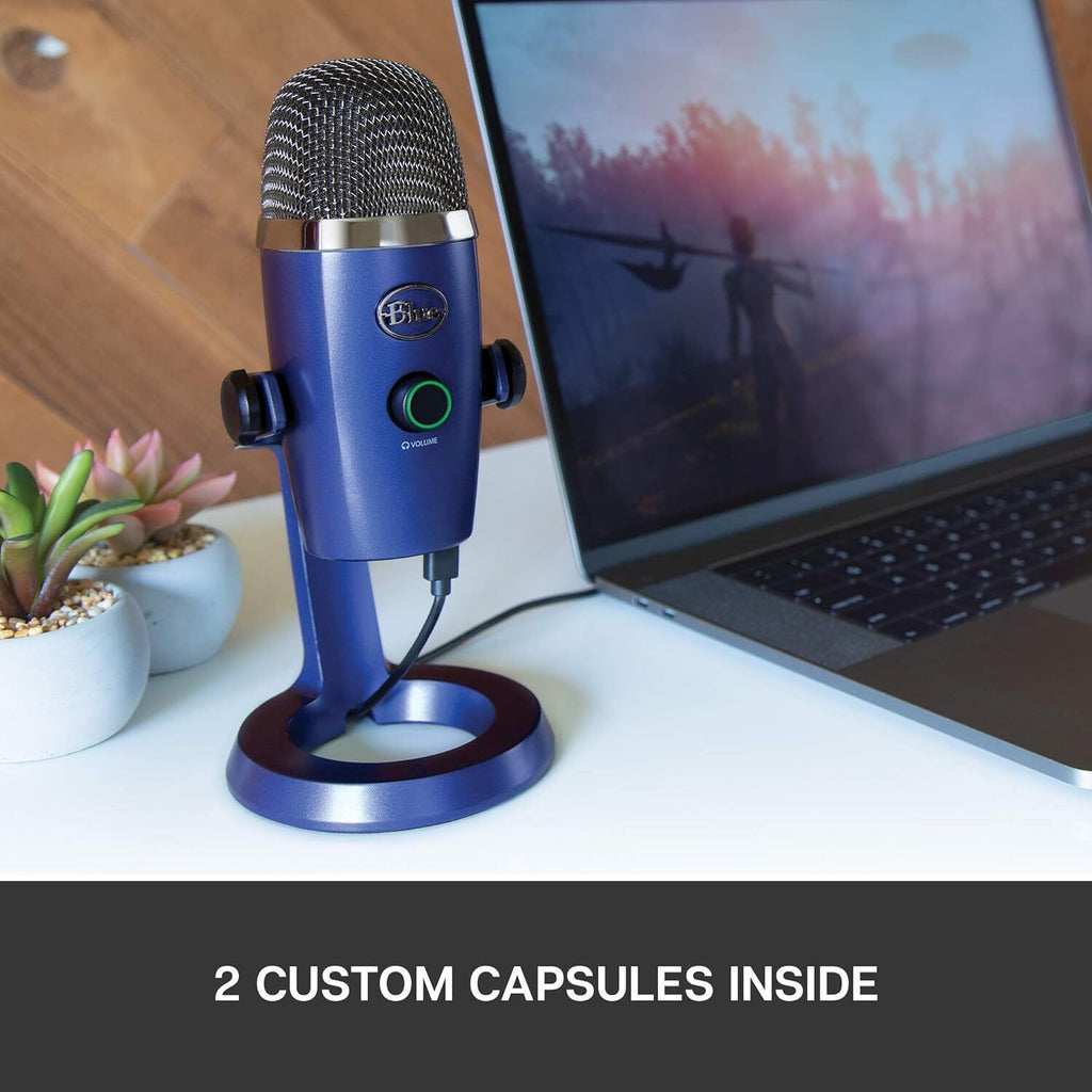 Blue Yeti Nano Premium USB Mic - Vivid Blue