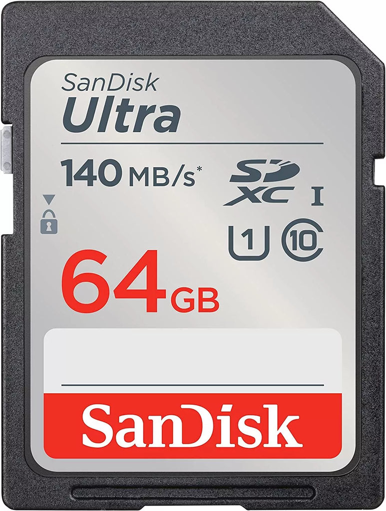 SanDisk Ultra 64GB SDXC 140mb/s SD memory card