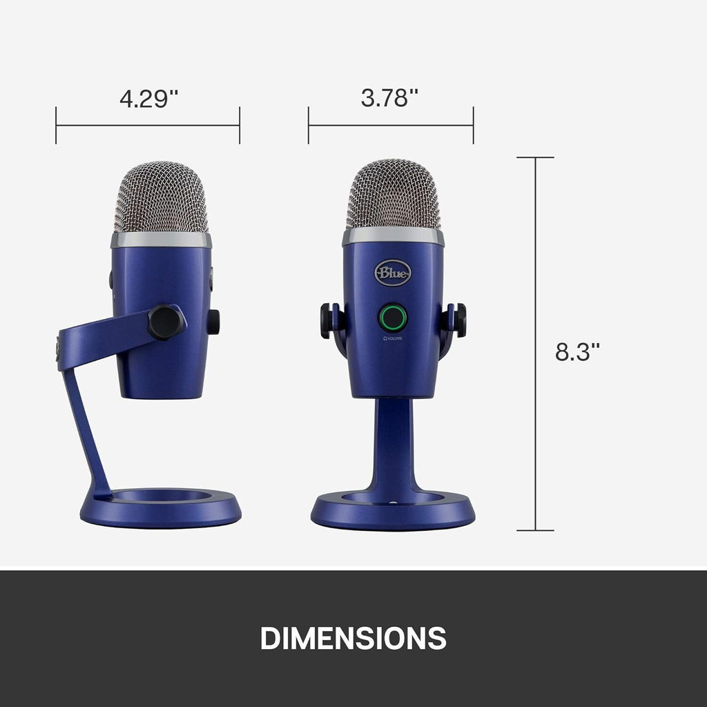 Blue Yeti Nano Premium USB Mic - Vivid Blue