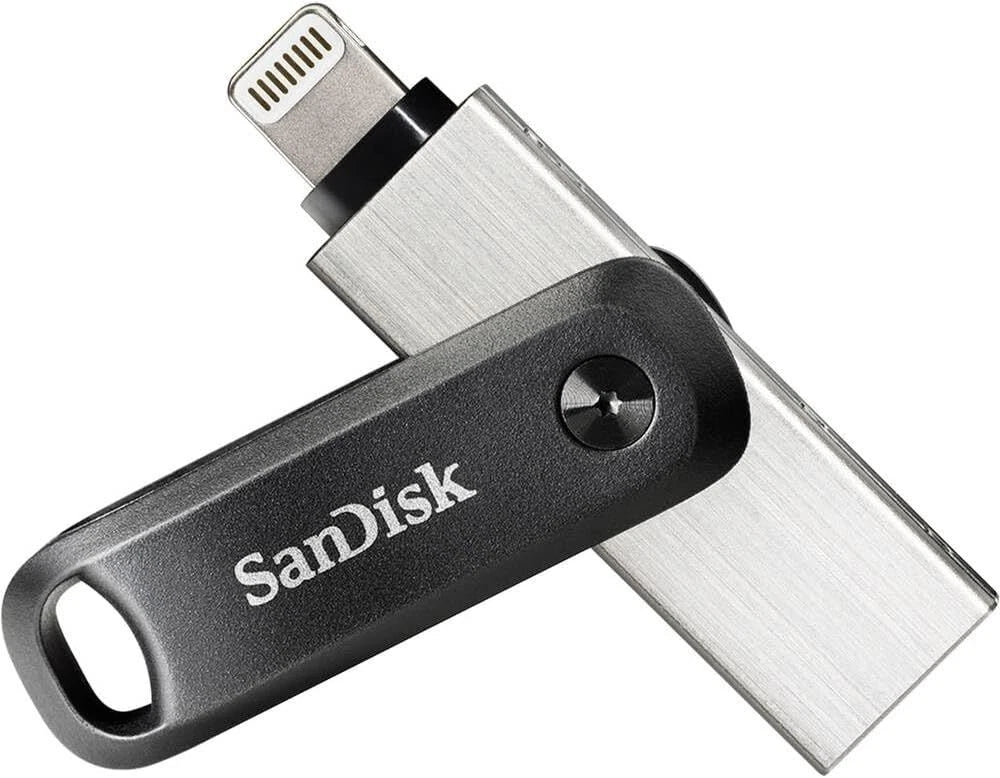 SanDisk 64GB iXpand Flash Drive Go with Lightning and USB Backup Solution for iPhone