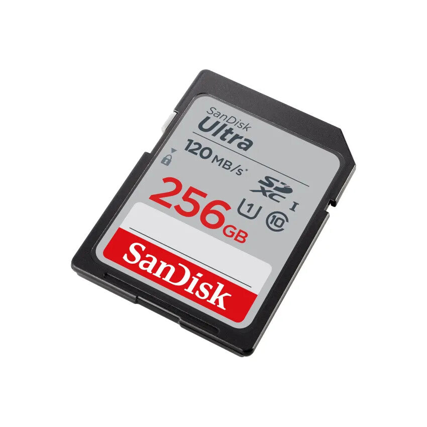 SanDisk 256GB Ultra SDXC card up to 120 MB/s UHS-I Class 10 U1