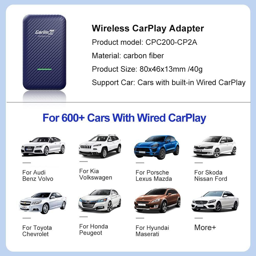 Carlinkit 4.0 Wireless Android Auto & Apple CarPlay Adapter