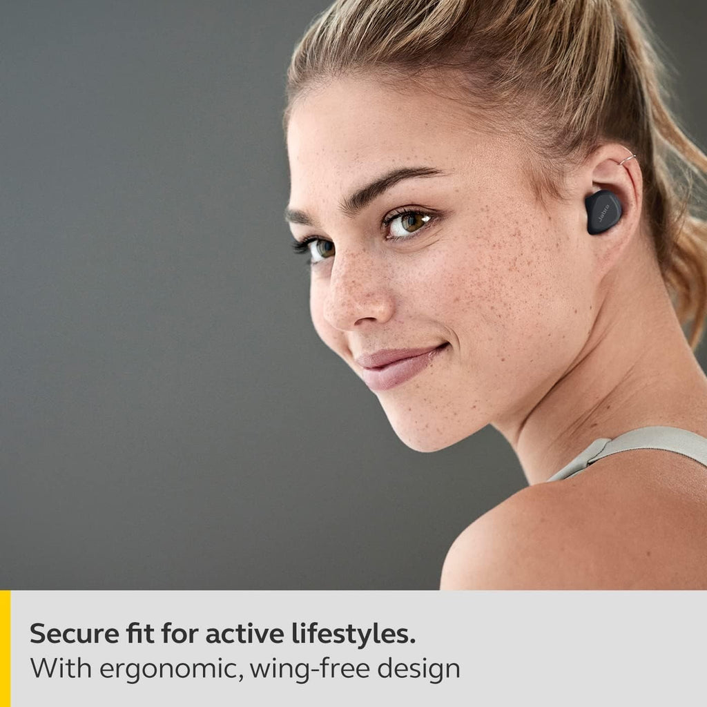 Jabra Elite 4 Active In-Ear Wireless Earbuds, Active Noise Cancelling -Dark Grey