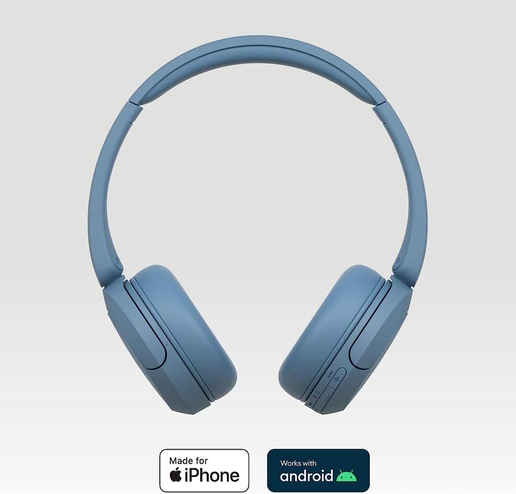 Sony WH-CH520 Wireless Bluetooth Headphones - Blue