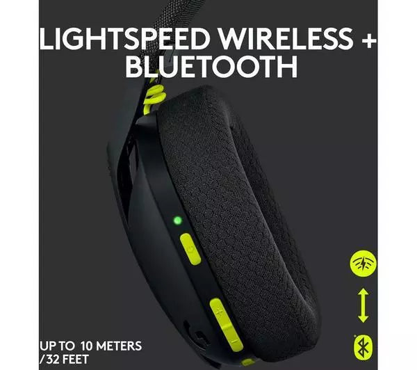 Logitech G435 LIGHTSPEED & Bluetooth Wireless Gaming Headset