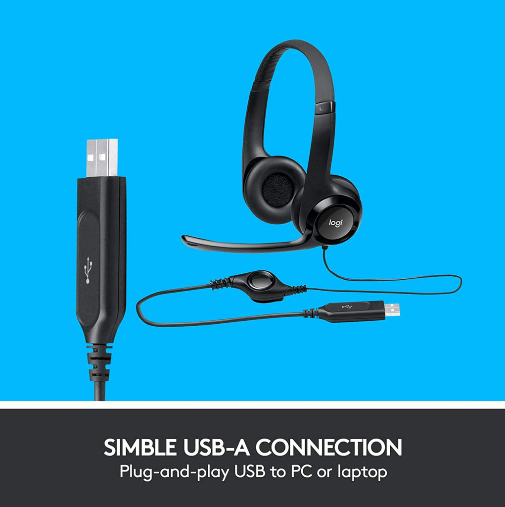 Logi by Logitech H390 USB Headset with Microphone