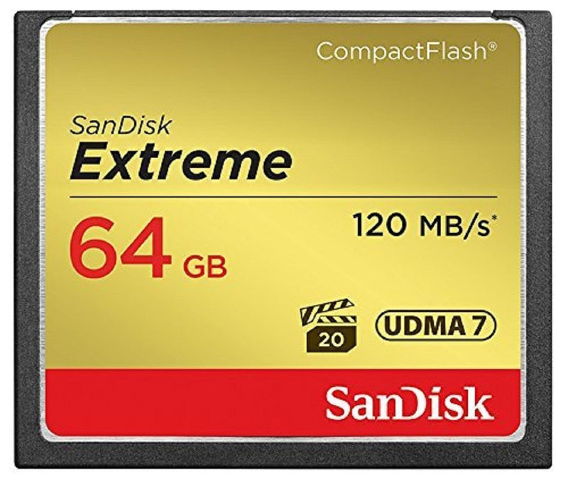 Sandisk Extreme 64gb Compact Flash Memory Card CF