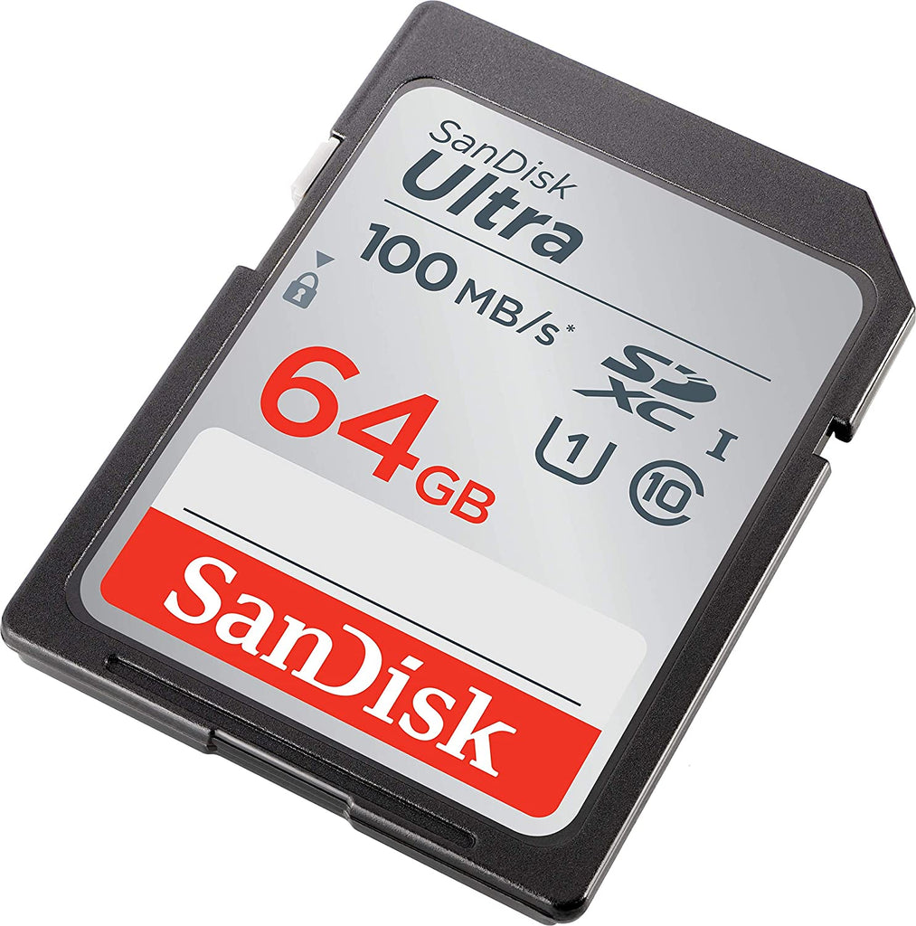 SanDisk Ultra 64GB SDXC 100mb/s SD memory card