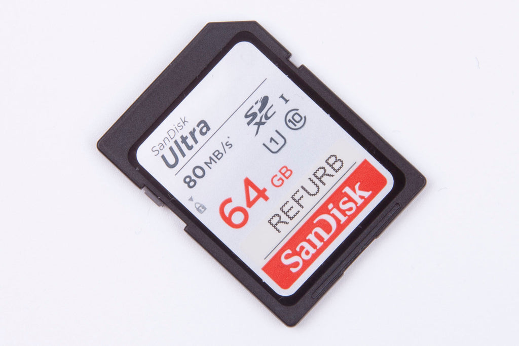 SanDisk Ultra 64GB SDXC 80mb/s SD memory card