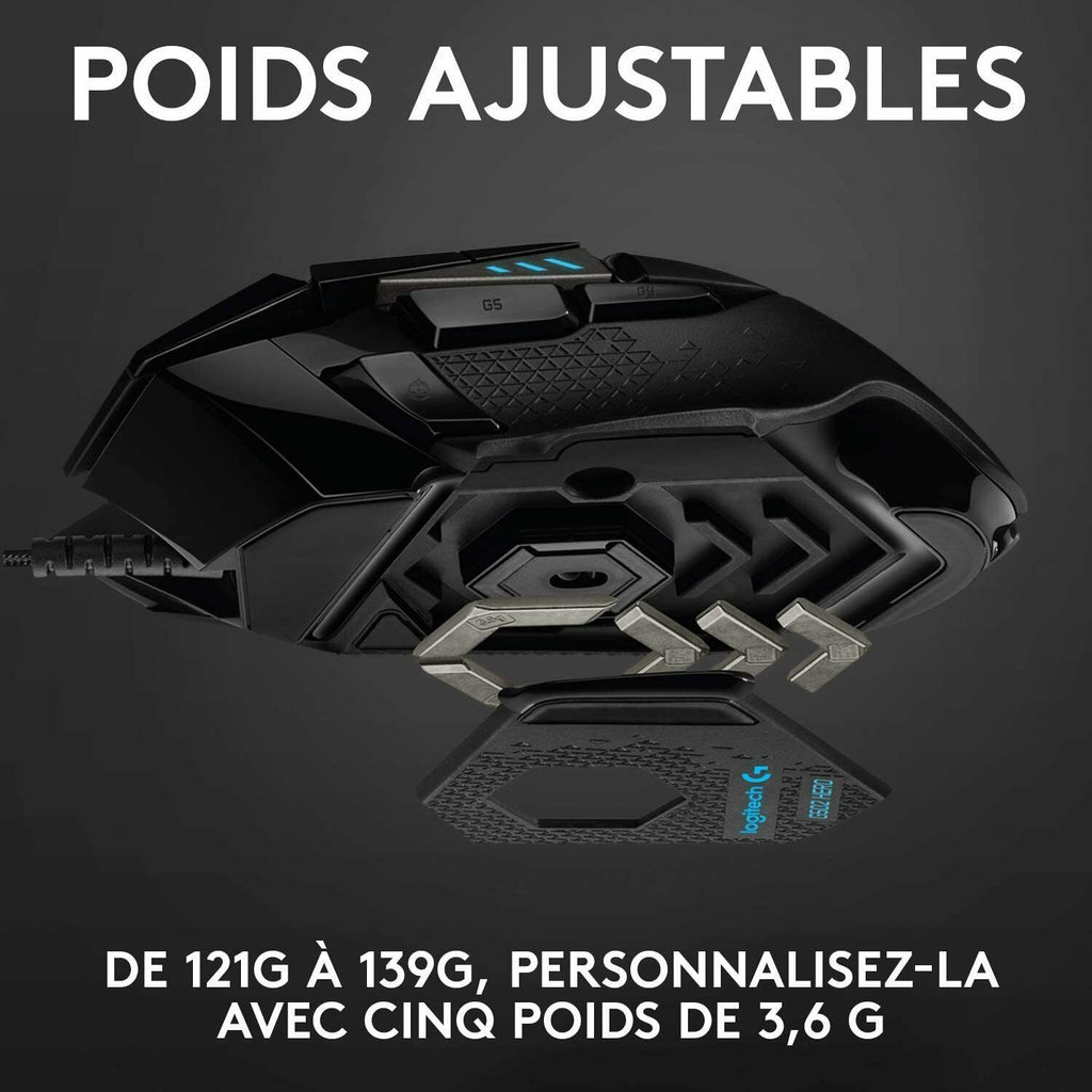 Logitech G502 Hero Wired Mouse