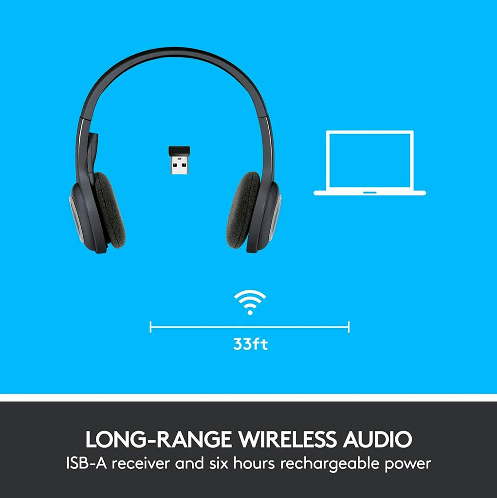 Logitech H600 Wireless Headset for PC and Mac