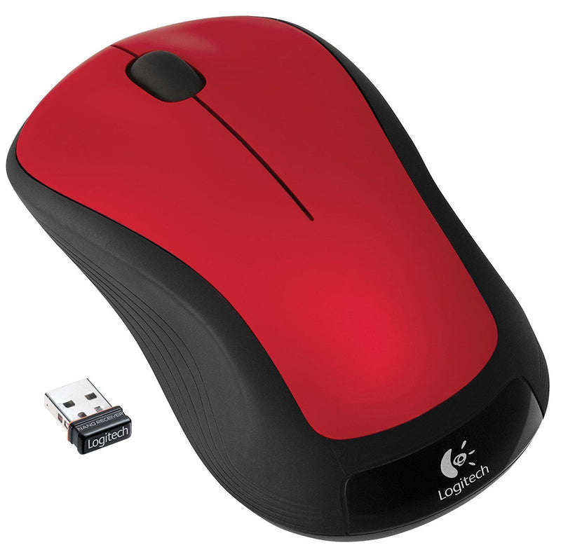 Logitech M310  Wireless Optical Mice - with USB nano receiver Red