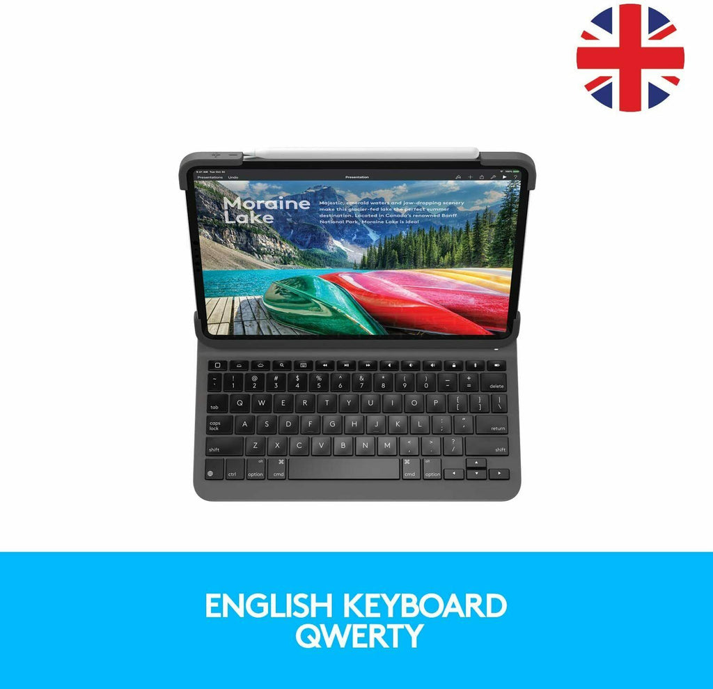 Logitech SLIM FOLIO PRO 12.9inch iPAD 3rd gen UK BLACK