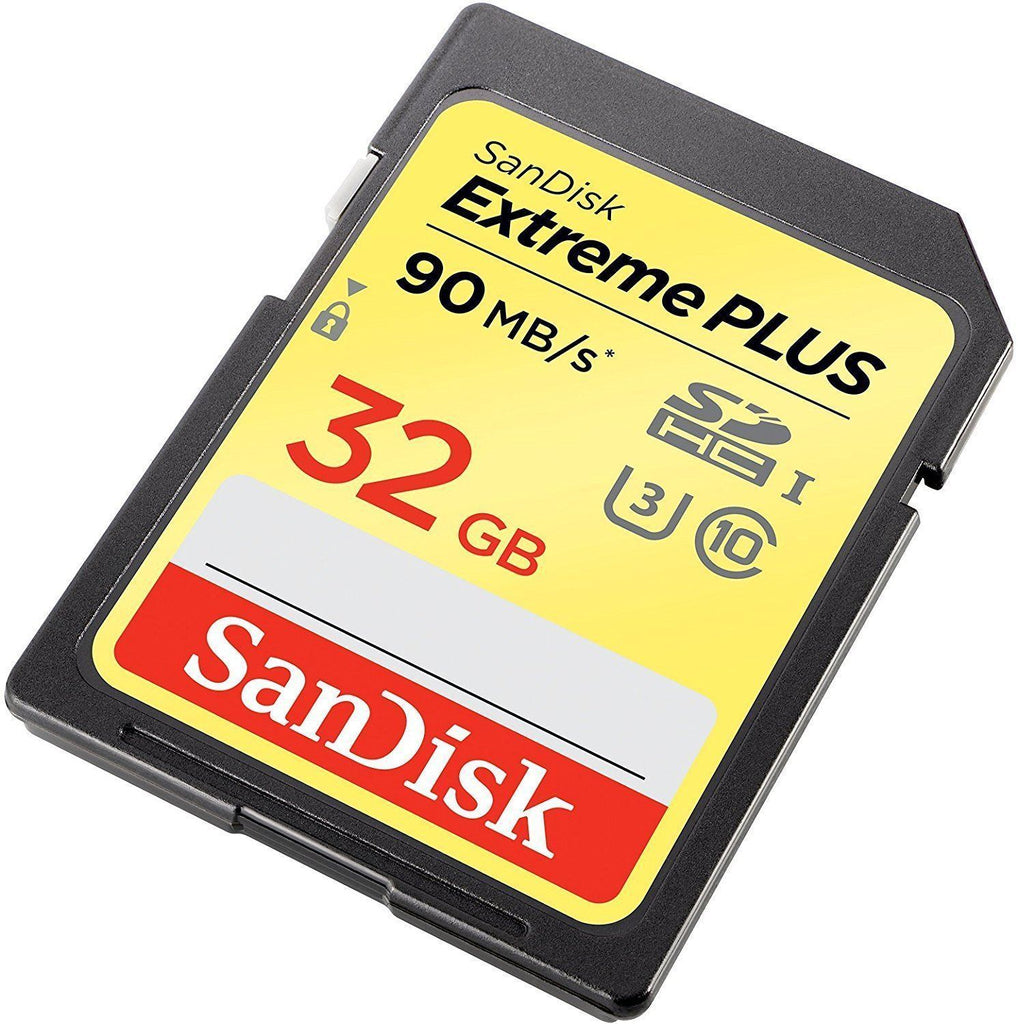 32GB SanDisk Extreme 90MB/s U3 Class 10 SD SDHC Digital Memory Card UHS-I