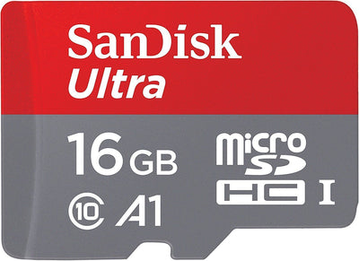 SanDisk Ultra 16 GB micro SD SDXC Memory Card UHS-I Class 10 up 100 Mb/s 16gb