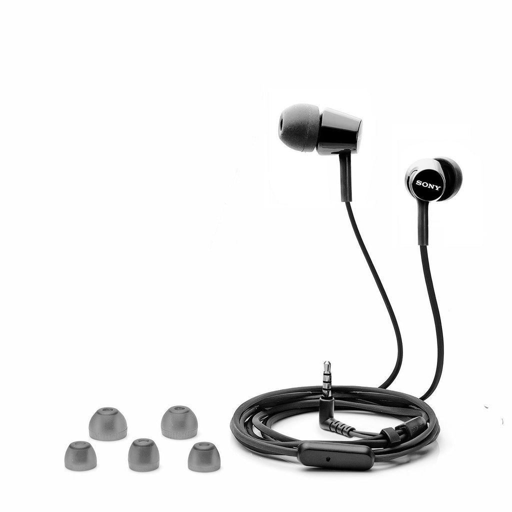 Sony MDR-EX155AP Headphones BLACK
