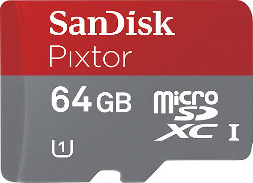 SanDisk Pixtor 64gb Ultra UHS-I Memory Card
