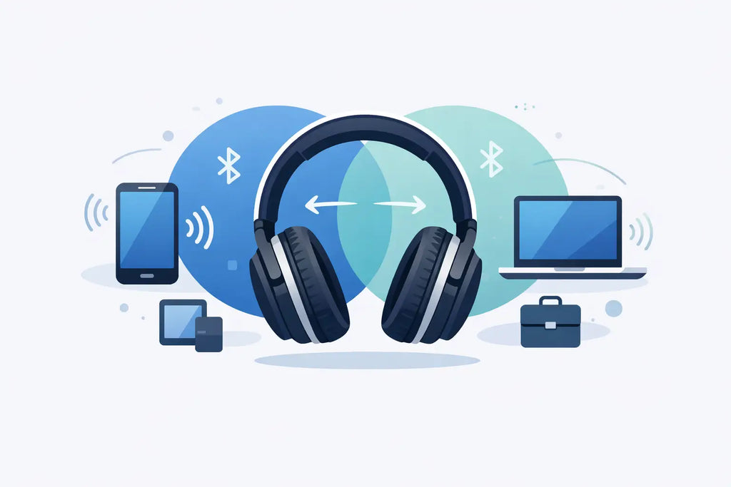 Headphones with Multipoint Bluetooth Made Simple