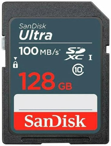 SanDisk Ultra 128GB SDXC 100mb/s SD memory card